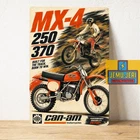 Can-Am MX-4 Vintage Motorcycle Metal Poster Tin Sign 20x30cm
