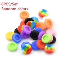 8Pcs Colorful Gel Analogue Thumb Grip Stick Caps For PS4/PS3 Xbox 360/Xbox One