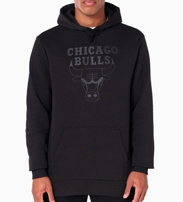 New Era - NBA Chicago Bulls Logo Hoodie - Schwarz