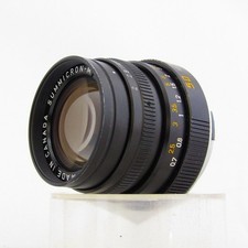 Leica Summicron-M 50mm f/2 3rd Black Lens Made in Canada from Japan E0506