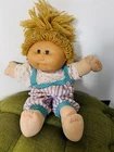 Vintage Cabbage Patch Kids Doll Xavier Roberts Blonde Short Curly