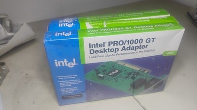 Three New Sealed PWLA8391GT Intel Pro/1000 GT Desktop Adapters PCI 