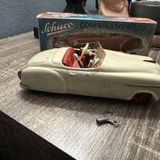 Schuco Combinato 4003 Vintage 1950's W. Germany Tin Windup Toy Car BA-12