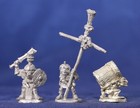 3 Metal Miniatures RAFM 3651 Goblin Command +Drummer D&D LOTR TSR w/o Paint 198?