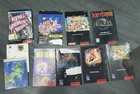 8 Nintendo NES SNES Manuals Original Vintage Instruction Booklets Lot ,2 Maps