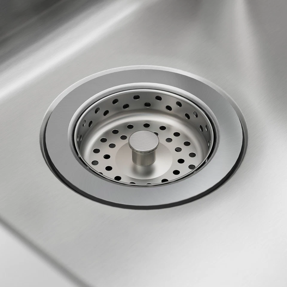 ikea LÅNGUDDEN Inset sink, 1 bowl, stainless steel, 46x46 cm - Image 4 of 4