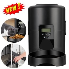 Futterautomat für Hunde und Katzen, automatischer Spender für Haustier-Trocken