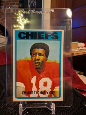 1972 Topps - Emmitt Thomas #157 (RC)  Chiefs -HOF -Super Clean!