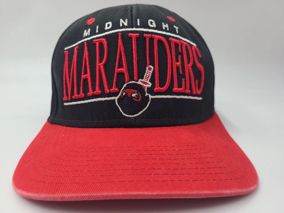 Boné Snapback Midnight Marauders Rock Smith Skate Masculino Preto Vermelho - Imagem 2 de 4