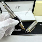 AUCTION MONTBLANC LeGrand Solitaire Silver Barley Fountain Pen Collectible/ — photo 5