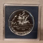 1987 Canadian Brilliant Uncirculated Dollar- John Davis Strait 400 years