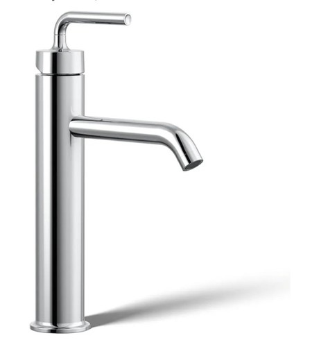 NEW Kohler K-14404-4A-CP Purist Tall Vessel Bathroom Sink Faucet Polished Chrome - Picture 6 of 17