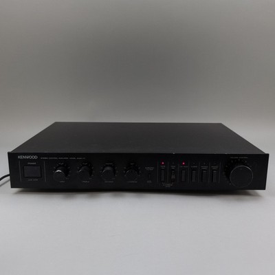 Vintage Kenwood Basic C1 Stereo Control Preamplifier Black Japan 2 Ch Hi-Fi