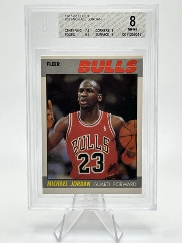 1987-88 Fleer - Michael Jordan #59 BGS 8 9.5 9 X2 READ🔥