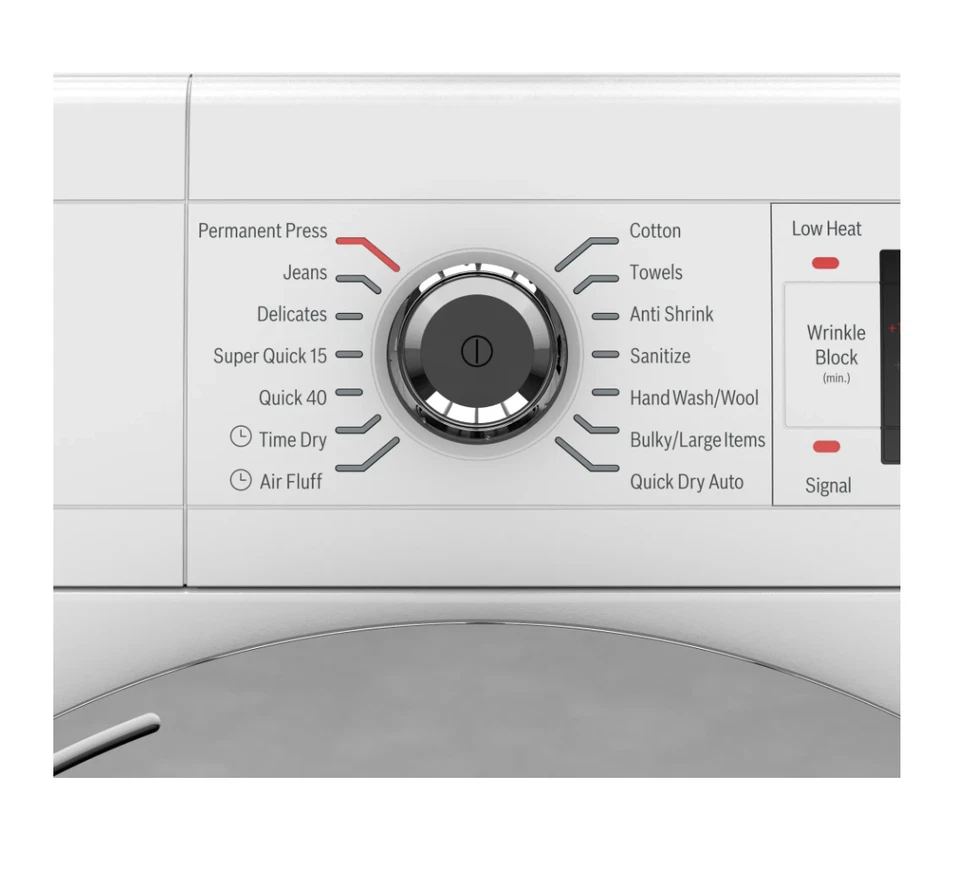 Bosch WTG865H4UC 800 Series 24 Inch Electric Smart Dryer with 4 cu. ft. Capacity - Image 3 of 4