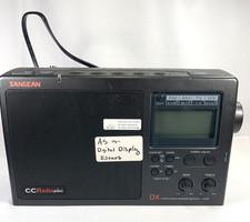Sangean CCRadio Plus DX AM FM Weather Band Radio AS-IS Display Issue