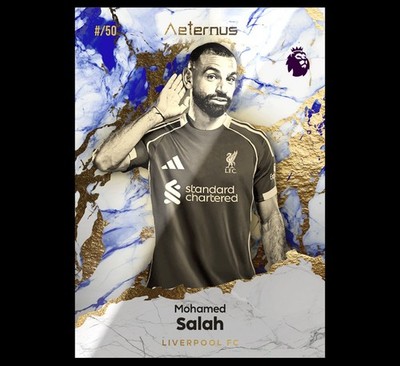 Mohamed Salah - Aeternus 2025-26 Topps Total Football - Liverpool Legend /50