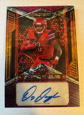 2023 Wild Card Alumination RED PARALLEL DeMario Douglas AUTO #1/5 Rookie Patriot