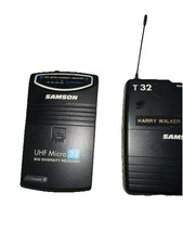 Samson UHF Micro 32 M32 Diversity Receiver w/ T 32 Transmitter Please Read