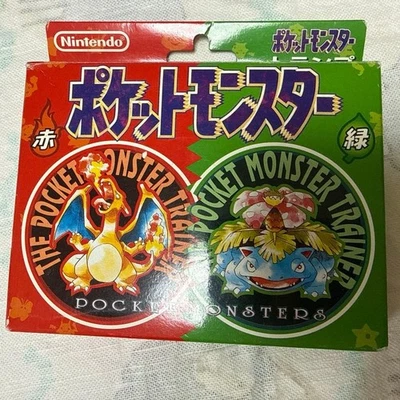 Pokemon red green Poker Playing Cards Deck Charizard Venusaur Nintendo Japan - Image 1 of 4