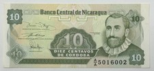 Nicaragua 10 Centavos de Cordoba 1991 Banknote P-168 - World Paper Money UNC