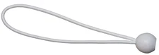 8" Premium White Ball Bungies Package of 100