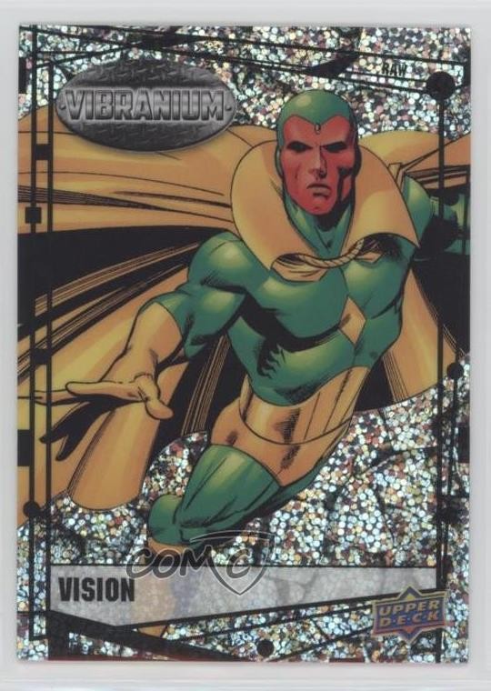 2015 Upper Deck Marvel Vibranium Raw Vibranium Vision #18 0kg8