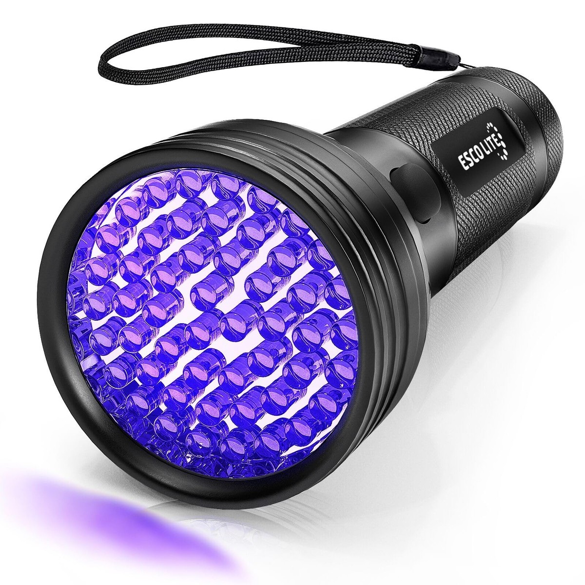ESCO LITE 00F-51UV-001A LED Aluminium UV Flashlight - Black for