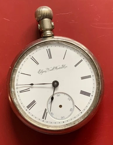 1895  ELGIN NATIONAL WATCH CO.    POCKET WATCH   REPAIR OR REPURPOSE PARTS