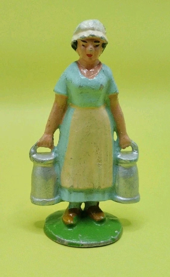 Figurine Ancienne Soldat/paysan En Métal - Échelle 1:32 (60mm) - Occasion
