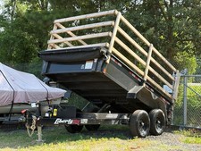 2026 Liberty LD10K72X12C5 T/A 12' T/A Hydraulic Dump Tilt Hauler Trailer bidadoo