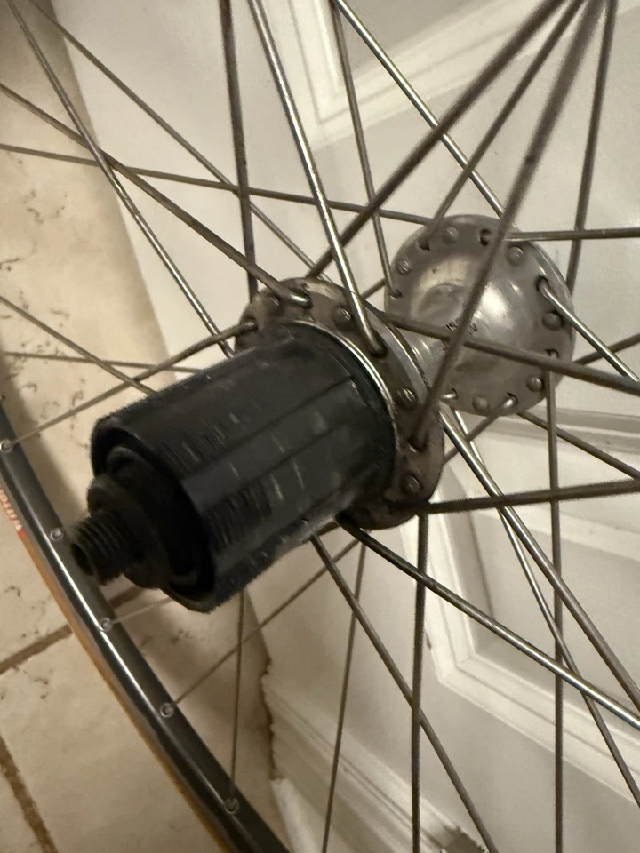 Juego de ruedas cubierta de aleación Mavic Open 4 CD freno de llanta 700c bujes Shimano Dura Ace 10s Foto 2 de 4