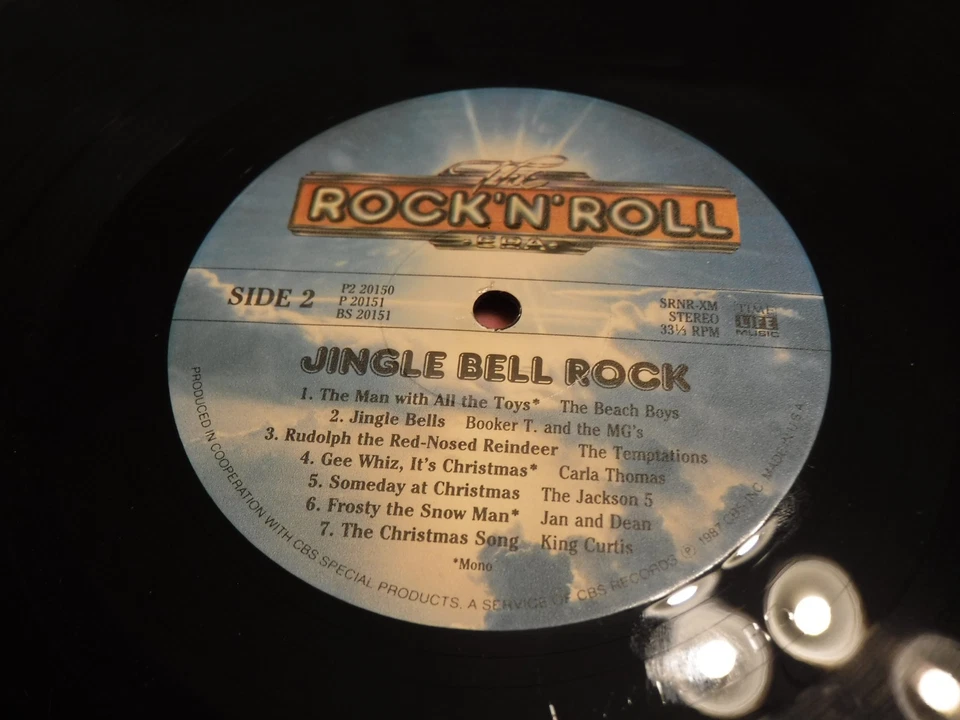 Jingle Bell Rock 1987 2x LP Box Time Life Temptations Jackson 5 Elton John Lee - Image 3 of 4