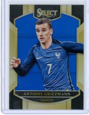 2016-17 PANINI SELECT SOCCER TERRACE BLUE PRIZM ANTOINE GRIEZMANN /299
