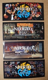 SNK NEOGEO MINI MARQUE CONSOLE STICKERS Random Pack of 4  SNK Official Licensed