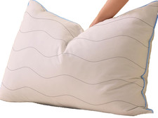 Feather Down Pillow Queen Size CloudFusion Goose Down Pillow 20" X 30" NEW