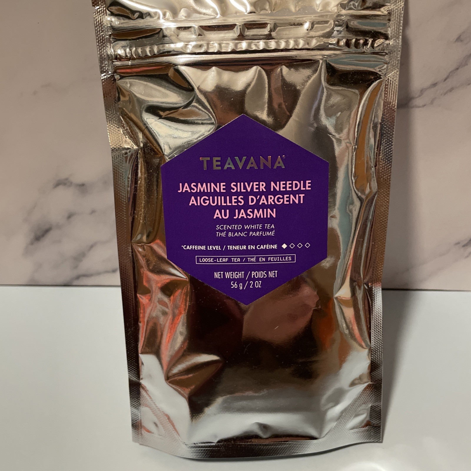 Vana Jasmine Silver Needle Scented White Tea Loose Tea 2 Oz Bag Sealed New
