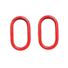 Oblong Master Link 2 Pack 5/8 Inch 6600 Lbs Load Capacity Grade 80 Alloy Steel