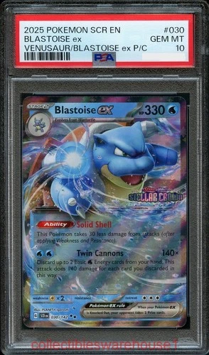 Pokemon Promo Blastoise ex 030 PSA 10