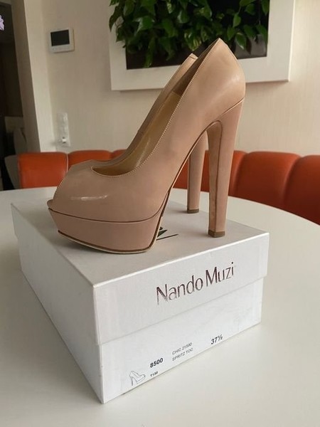 Women Nando Muzi Heels Beige 37.5