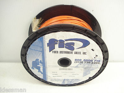 Fis M625X01C3NRO TLC 3MM Simplex Multimode 62.5/125 Riser Orange 100 Feet