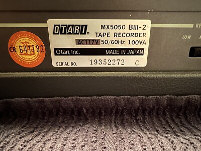 Otari MX5050-BIII2, Reel to Reel in VG/Exe. Cond-PU or Del-Cont