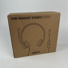 Logitech H570e USB Binaural Headset w/ Microphoen Inline Controlls