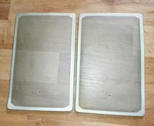 2 x Mesh Box Grids Silver for Braun Boxes 1970s -- Good Condition