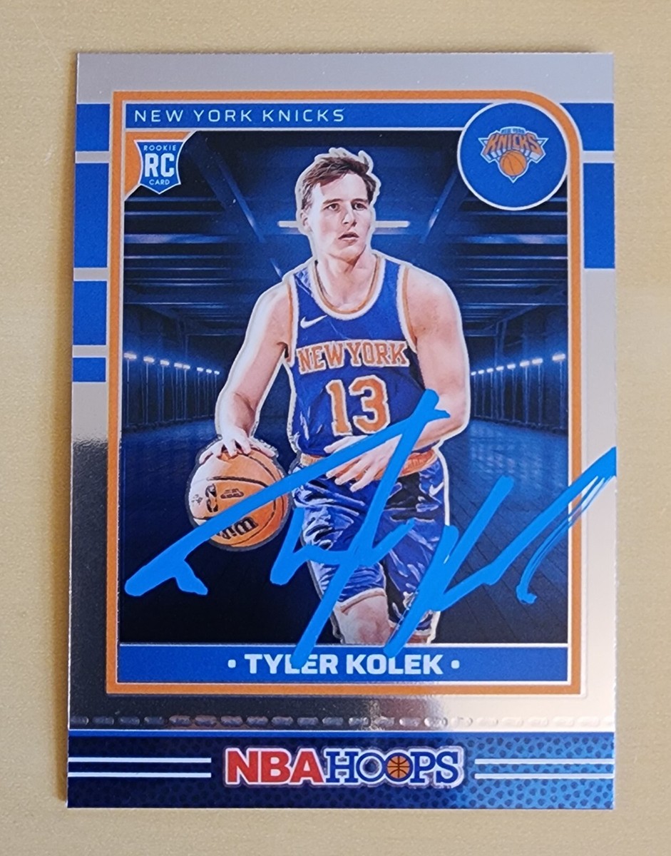 Tyler Kolek Signed 2024-25 NBA Hoops Premium Stock Rookie Card
