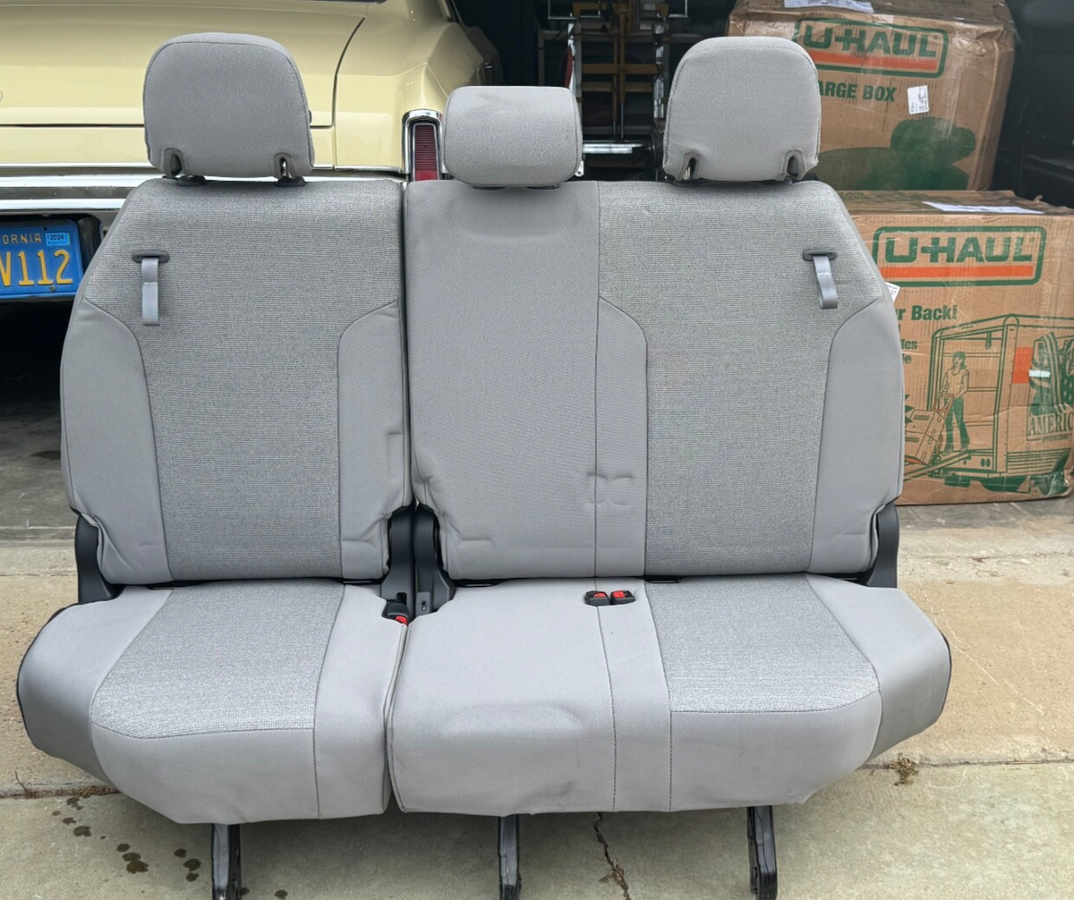 2021-2025 Toyota Sienna Third Row Seats Light Gray Cloth