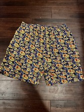 Vintage Wave Zone Mens Swim Trunk Shorts Size Large Retro Abstract Unique
