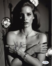 Jessica Chastain Sexy Autographed Signed 8x10 Photo ACOA #11