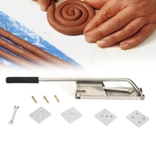NEW Clay Extruder For Pottery& Ceramics Stainless Steel Tool Wall-Mounted USA