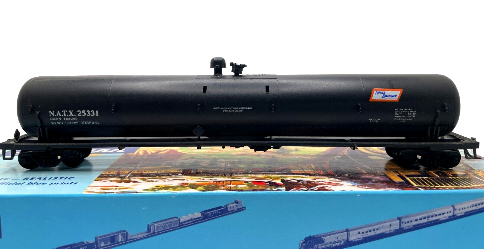HO ATHEARN 1527 62 FT TANK CAR KIT NORTH AMERICAN NATX 25331 MISSING ...